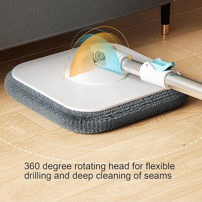 Mop and Bucket Set,Housekeeping Floor Cleaning Supplies - Mop Bucket with Wringer - for Hardwood Living Room Dining Room Kitchen Bathroom Study