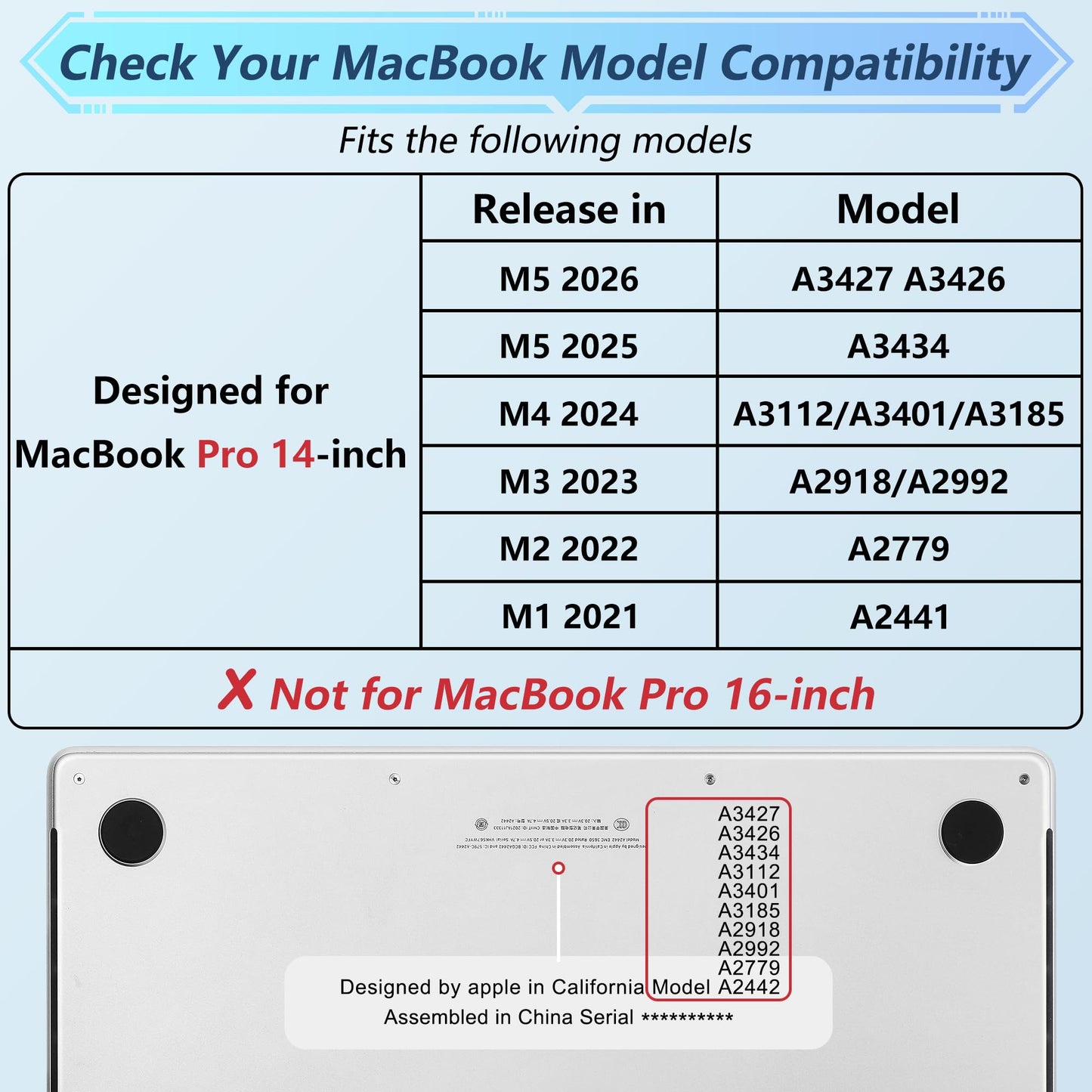 Tuiklol for MacBook Pro 14 Inch Case 2024-2021 Release M4 A3112 A3401 A3185/M3 A2918 A2992/M2 A2779/M1 A2442 Pro/Max,Hard Shell Case with Screen Protector for Touch ID,Composition Book