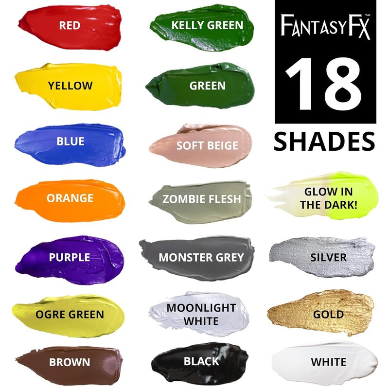 **Mehron Makeup Fantasy FX Cream - Ogre Green Face & Body Paint for Halloween | 1 fl oz (30ml)**