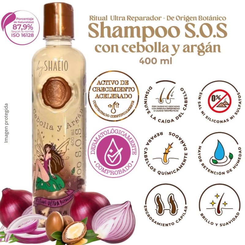 Onion Shampoo for Hair Growth | Ultra-Repairing Argan & Onion Formula - 400ML