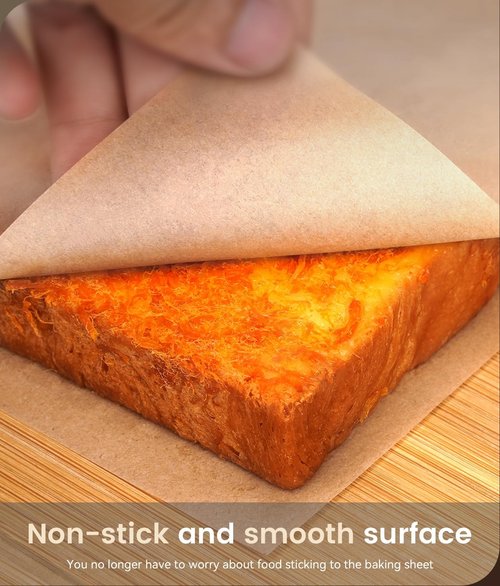 300 Pcs Skiennix Parchment Paper Sheets - Non-Stick Precut Baking Paper, 9x13 In, Ideal for Bread, Cakes, Cookies