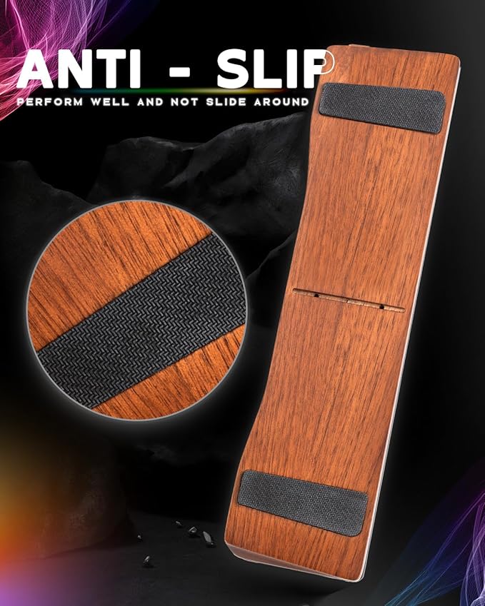 ASFSKY RGB Keyboard and Mouse Wrist Rest Set for 60%-75% Compact Keyboards – Ergonomic Wooden Support Pad with PU Leather & Memory Foam, Anti-Slip Rubber Base for Gaming, Office & Typing Pain Relief