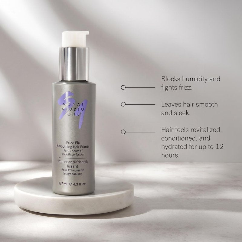 MONAT Studio One™ Frizz-Fix Leave-In Smoothing Hair Primer – Extended Style Duration – Easy Application – Daily Use – Color-Safe – Lightweight Formula