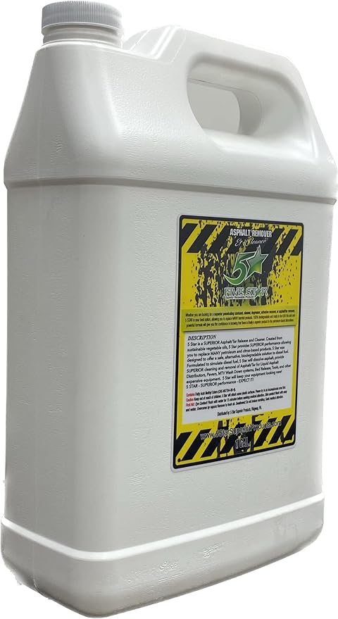 Asphalt Remover - 1 Gallon. Biodegradable, Cleaner, USDA Certified BioBased Product, No Offensive Odor, Superior Formula out-works dangerous products