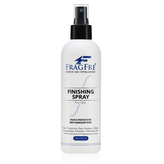 Hair Finishing Spray - Firm Hold, Fragrance-Free, Hypoallergenic | 8 oz, Vegan, Paraben-Free, Sensitive Skin