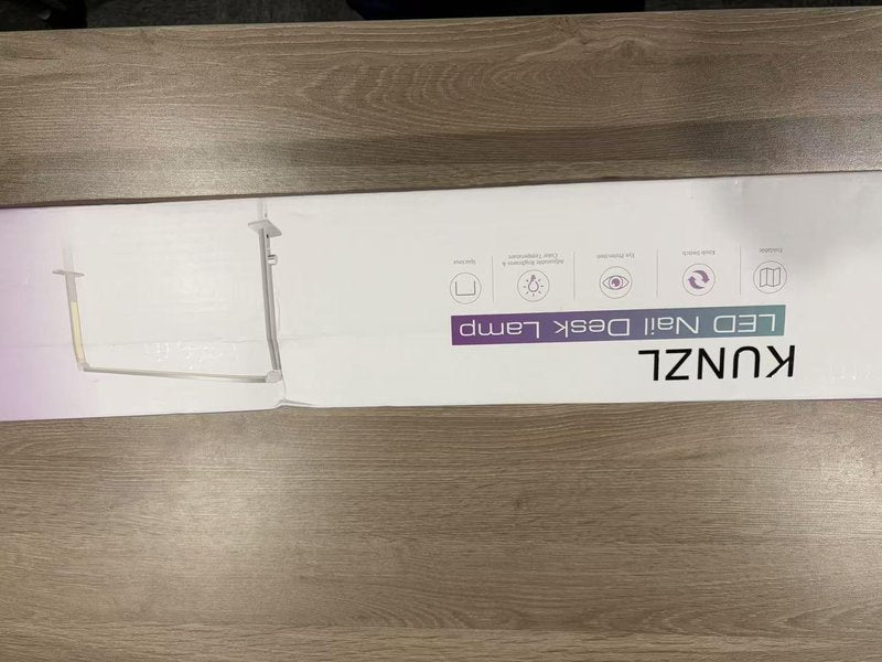 gelpal Nail Tech Lamp for Desk，30" 48W Professionals Led Light, Desk Lamp for Lash Eyelash Extension,Color Temperature 2700K-6000K, Full fold kunzl Makeup lamp,Salon&Home(Silver)