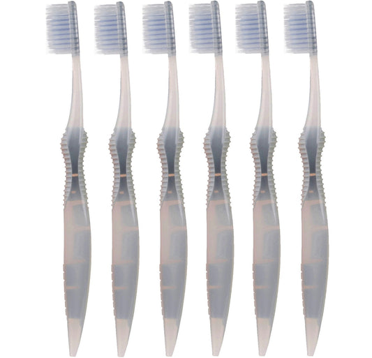 SoFresh Flossing Toothbrush - Adult Size | Your Choice of Color (6, Grey)