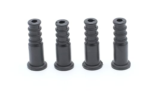 THE CIMPLE CO Coaxial Cable Weather Boot for RG6 Connectors, RG59 Ends - Coaxial Boots with Weathertight Seal - Black, 100 Pack