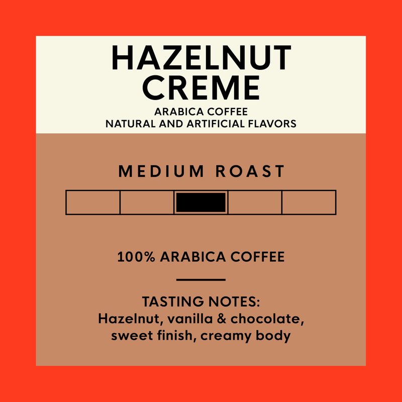 San Francisco Bay Coffee - Flavored Medium Roast Whole Bean Coffee - Hazelnut Crème (2 lb bag)