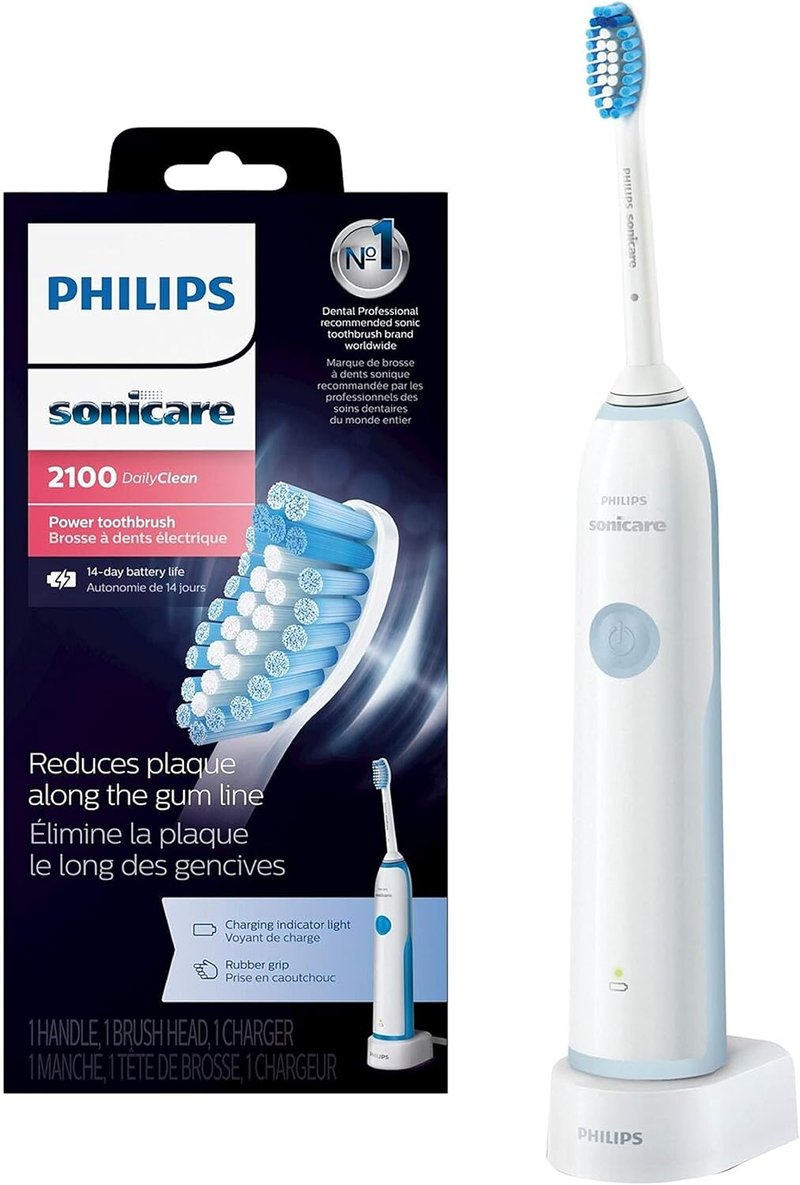 Philips Sonicare Electric Toothbrush - 2 Series Plaque Control, Rechargeable | HX6211