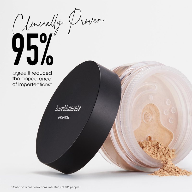Original Loose Powder Foundation SPF 15, Warm Deep 27, Vegan, Cruelty-Free & Dermatologist-Tested