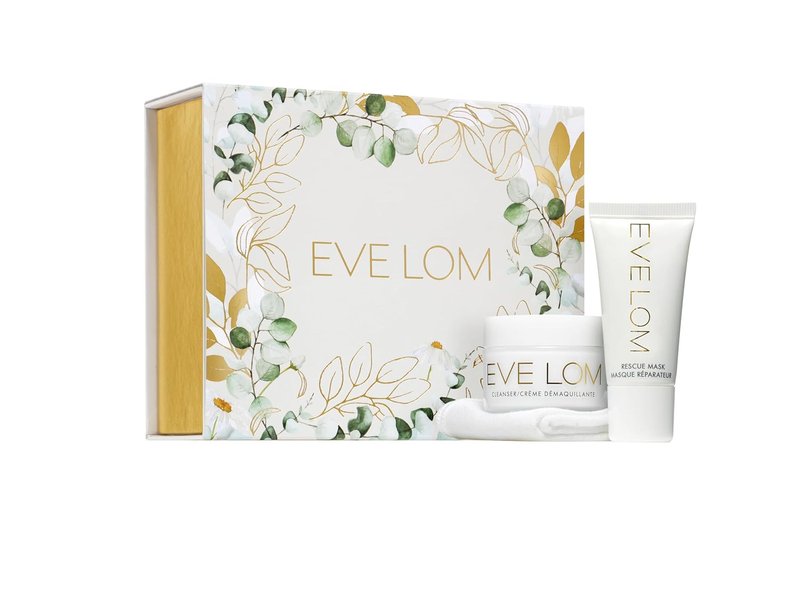 EVE LOM Skin Saviour Holiday Set | Iconic Cleanser Balm & Honey Clay Mask - Luxurious Skincare Gift for Soft, Hydrated Skin