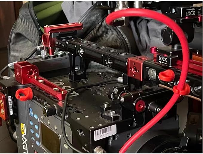 HangTon Block 3/8" Thread Bracket Lock Mounting Adapter Right Angle for ARRI Sony RED Camera Lens Motor Teradek Wireless Red
