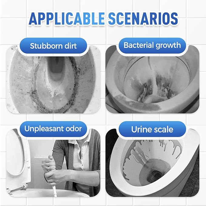 2025 Upgraded Foam Toilet Cleaner, New Powerful Toilet Bowl Cleaner, Advanced Bathroom Cleaner for Home, Powerful Instant Bowl Cleaners for Toilets Squatting Pans (3)