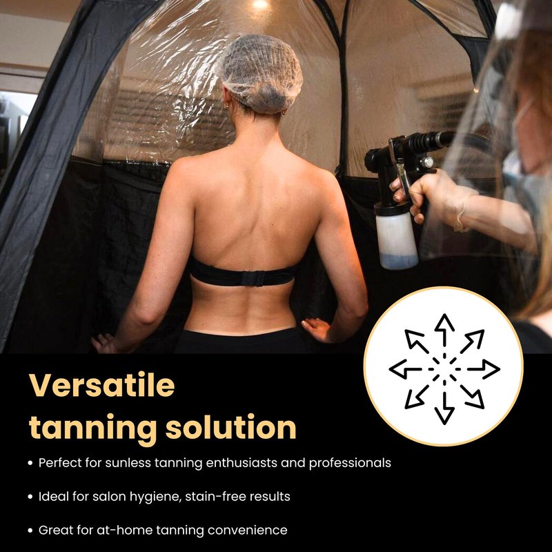 KobbTan 120Pairs Spray Tan Feet Pads Disposable & Economic for Spray tanning,Use in Tanning booth,Sunless Tanning at Home or Beauty Salon-Non Slip-Comfortable-Hygienic-Ultra Bronzing ((Blue))