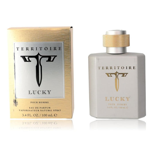 Territoire Lucky Eau de Parfum Spray for Men - 3.4 Ounce | Long-Lasting Fragrance
