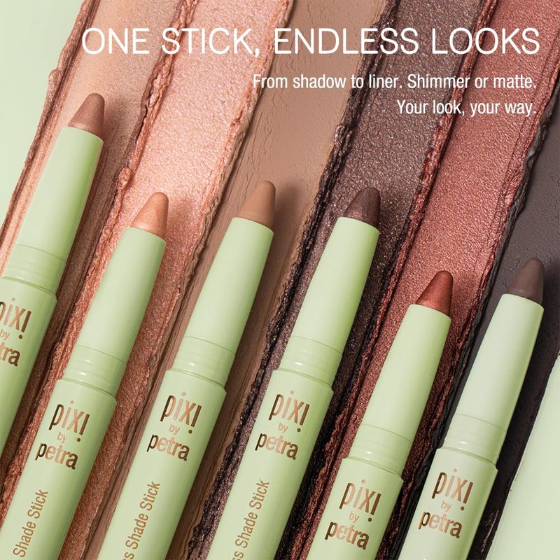 Pixi Beauty Endless Shade Stick | PearlLustre | Long-Wear Creamy Eyeshadow Stick | Crease-Resistant, Easy-Glide & Blendable Color for Shadow or Liner | Matte & Shimmer Finishes | 0.05oz/1.5g