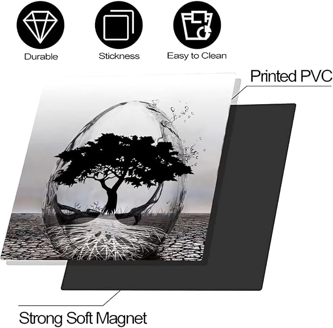 Abstract Art Dishwasher Cover Decoration Tree of Life Decal Magnetic Cover for Dishwasher Front Door Egg Shape Magnet Sticker Kitchen Dishwasher Decor Panel 23x17inch