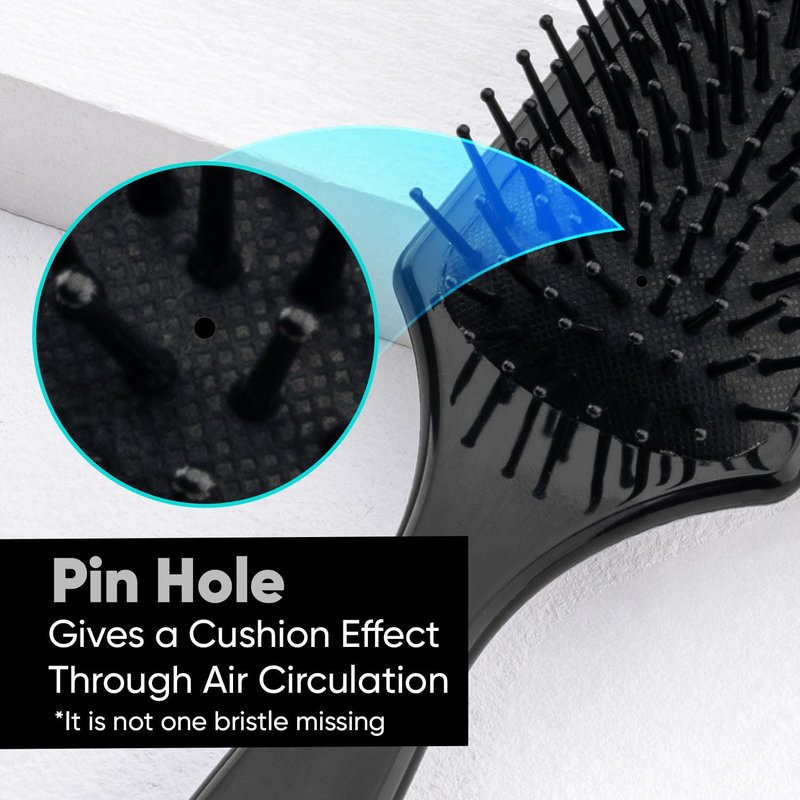 Vega Mini Paddle Brush - Lightweight Detangling Hair Tool for Smooth, Shiny Hair