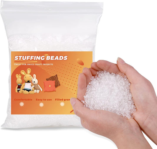 Stuffing Beads | 3.5oz Weighted Pellets for Stuffed Animals & Crafts - Heavy Filler, 100g