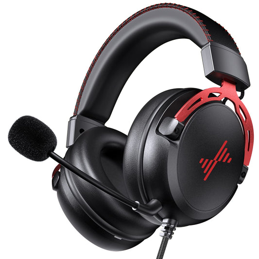 DEEBOX Gaming Headset for PS5 PS4 Xbox One Switch, Gaming Headphones with Microphone for PC Mac Laptop Computer Gamer