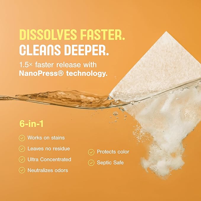 Proofed! Laundry Detergent Sheets, 96 Count, Clean Scent, The Only 100% Plastic-Free Sheet, No PVA or PVOH, Hypoallergenic, Bio-Based Ingredients, Made in USA, 3 Boxes