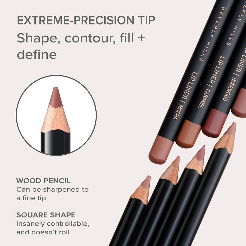 Anastasia Beverly Hills Lip Liner - High-Definition Matte Lip Pencil with Creamy Wax Formula, Smudge-Proof Designer Lip Definer