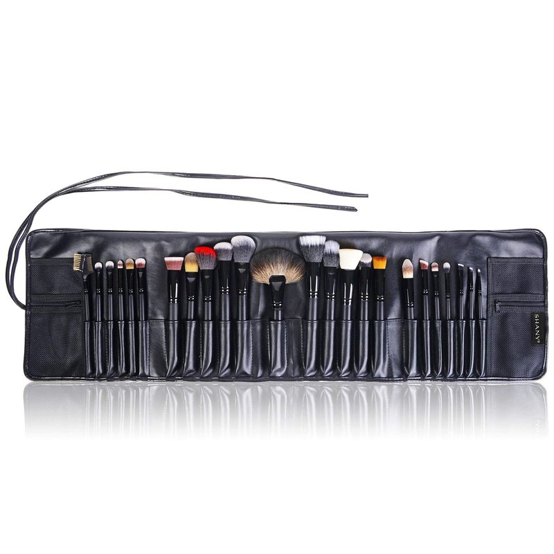 SHANY Makeup Brushes The Masterpiece Pro Signature Makeup Brush Set - Foundation Powder Concealers Eye Shadow brushes, Synthetic Bristle with Wooden handles, Premium Gift Packaging - 24pcs