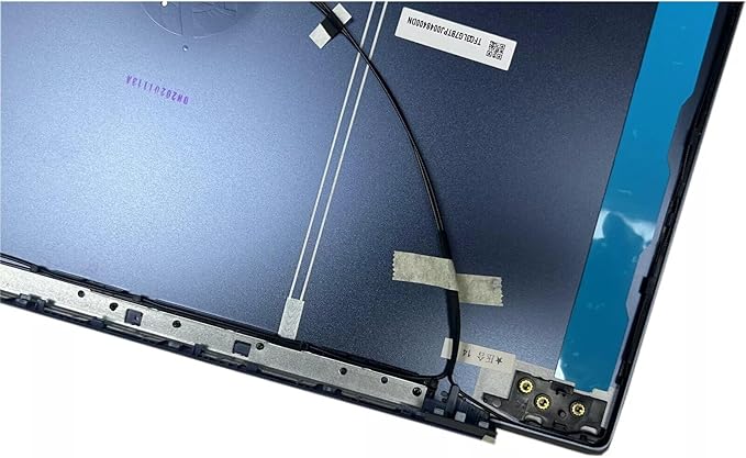Wzqrps New Replacement Laptop LCD Cover Back Rear Top Lid/LCD Back Cover with Hinges for HP 15CS 15-CS 15-CW 15T-CS 15Z-CW Series L51799-001 Fog Blue (A+H for HP 15-CS 15-CW)