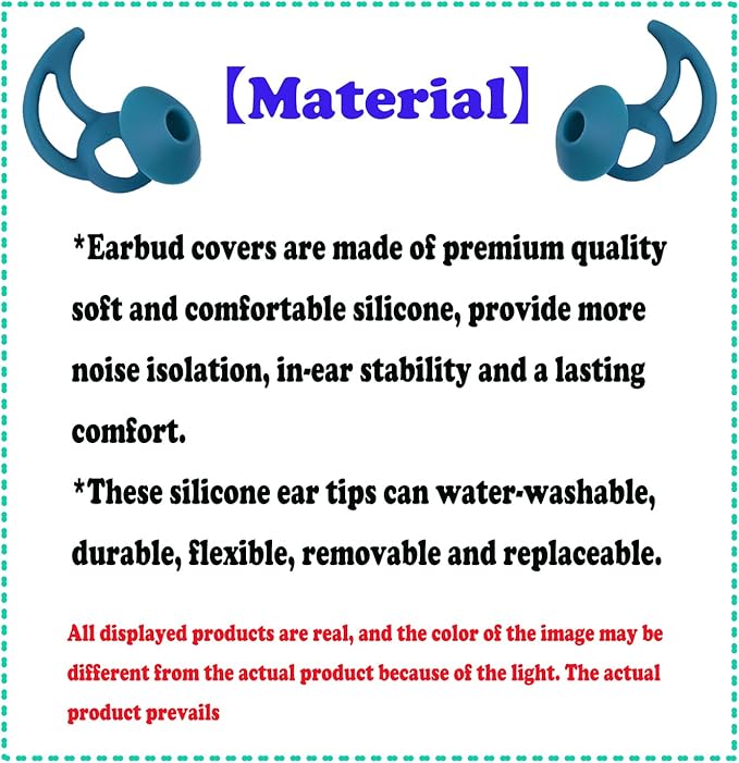 CYADCI 3 Pairs Large Earbud Tips Compatible with Bose QuietComfort and Sport Earbuds