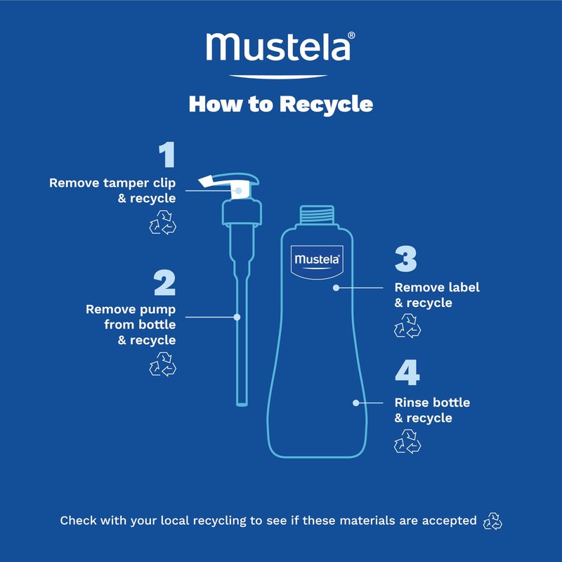 Mustela Gentle Cleansing Gel - Baby Wash for Delicate Skin and Hair - Newborn-Safe Cleanser - Crafted with Natural Avocado Perseose - Various Sizes - 16.90 fl. oz.