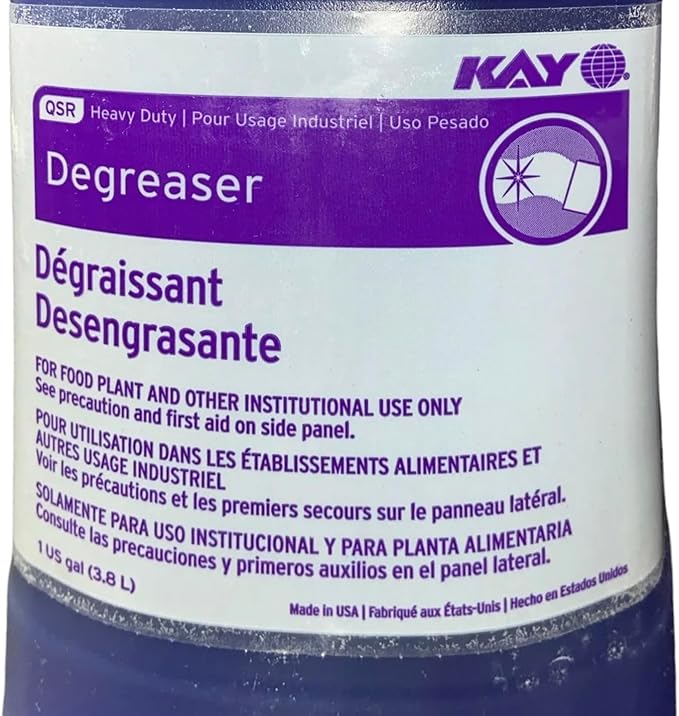 Ecolab KAY QSR Heavy Duty Degreaser Concentrate 1114105 - One Gallon