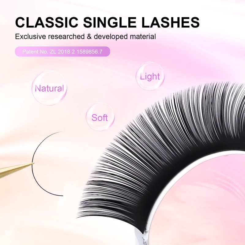 NAGARAKU Eyelash Extensions Classic J B C D N LC LD L DD CC LB Curl 0.03-0.20 Thickness 5-17mm, Matte Black Individual Lashes Professional Supplies for Lash Techs (0.07-L 7-15mm Mix 5 Trays)