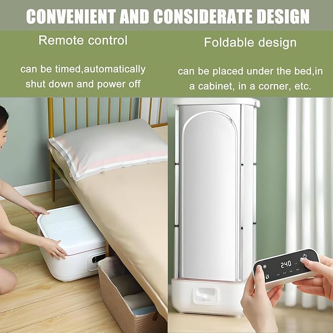 Portable Clothes Dryer and Automatic Ironing Machine, 900w Vertical Steam Iron with Smart Machine Features, Steam Closet for Clothes & Fabric, One-Key Care, Quick-Drying Steam
