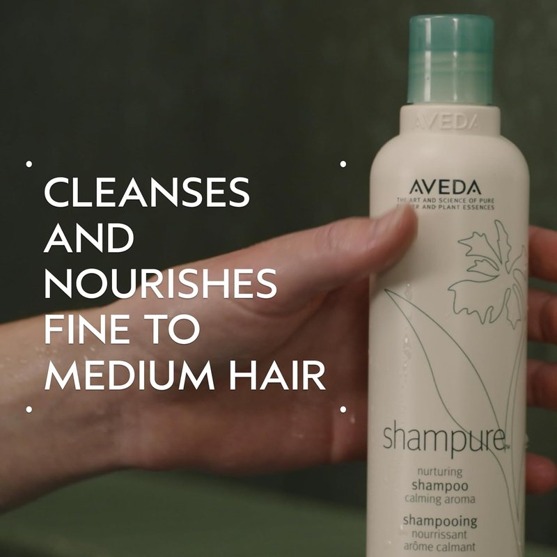 Aveda Shampure Nurturing Shampoo & Conditioner Duo - Daily Care for Normal to Medium Hair | Lavender & Ylang Ylang Aroma | Travel Size
