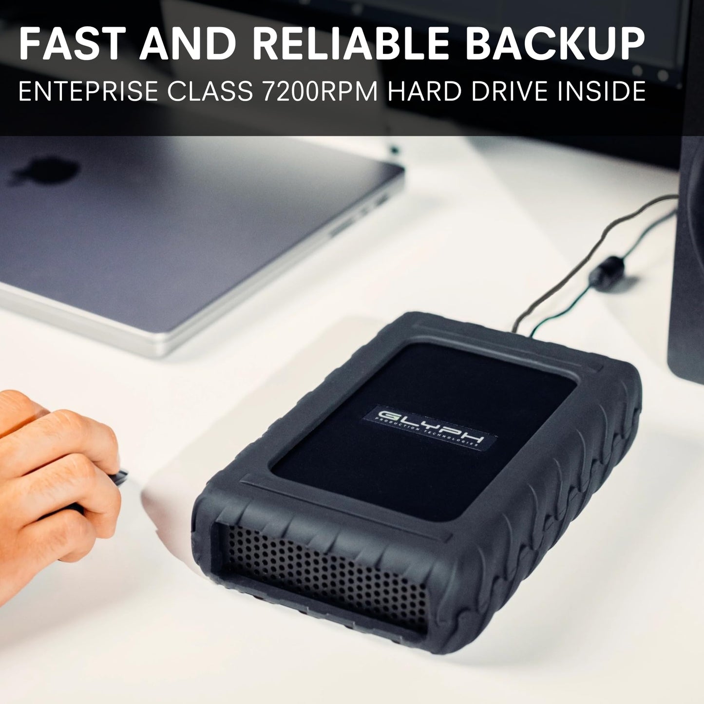 Glyph BlackBox Pro External Hard Drive 7200 RPM, USB-C (3.1,Gen2) (4TB)