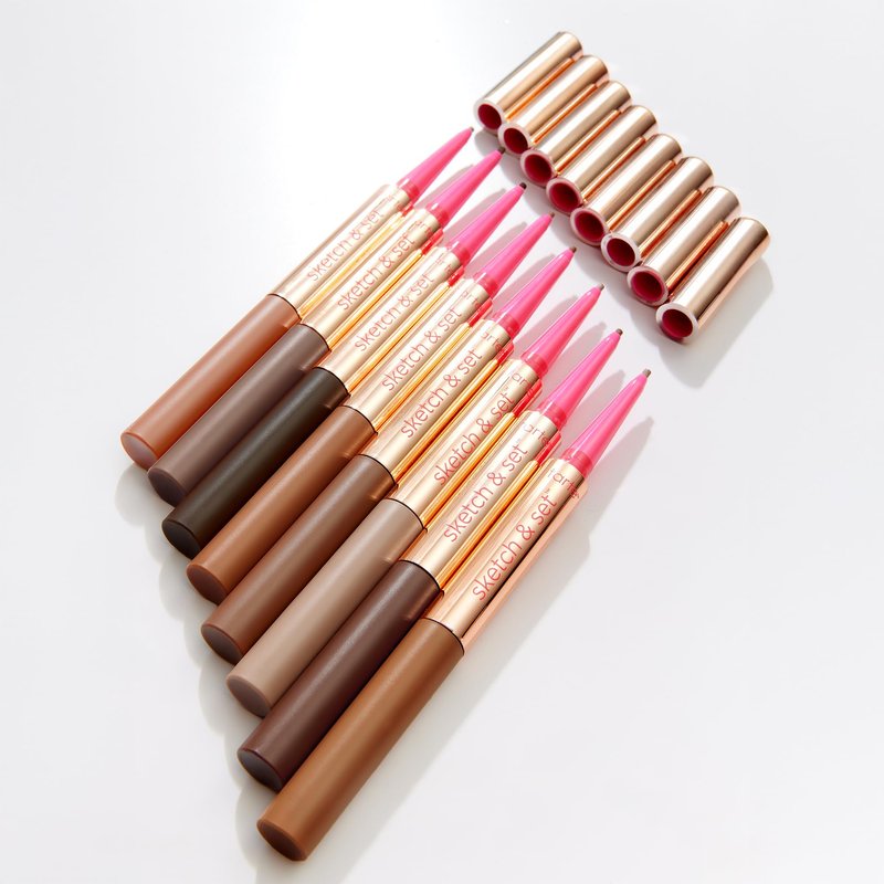 tarte big ego sketch & set brow pencil & tinted gel – 2-in-1 Precision Waterproof Eyebrow Pencil & Gel to Shape, Thicker-looking Brows, Vegan & Cruelty-Free, full size, golden blonde