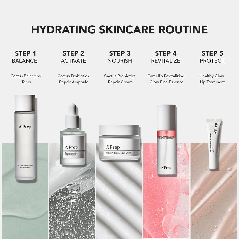 A'Prep Healthy Glow Lip Treatment – Lightweight Moisturizer SPF 15, Non-Sticky Lip Balm for Hydrating & Nourishing Care, Korean Skincare, 10ml 0.34fl. oz.