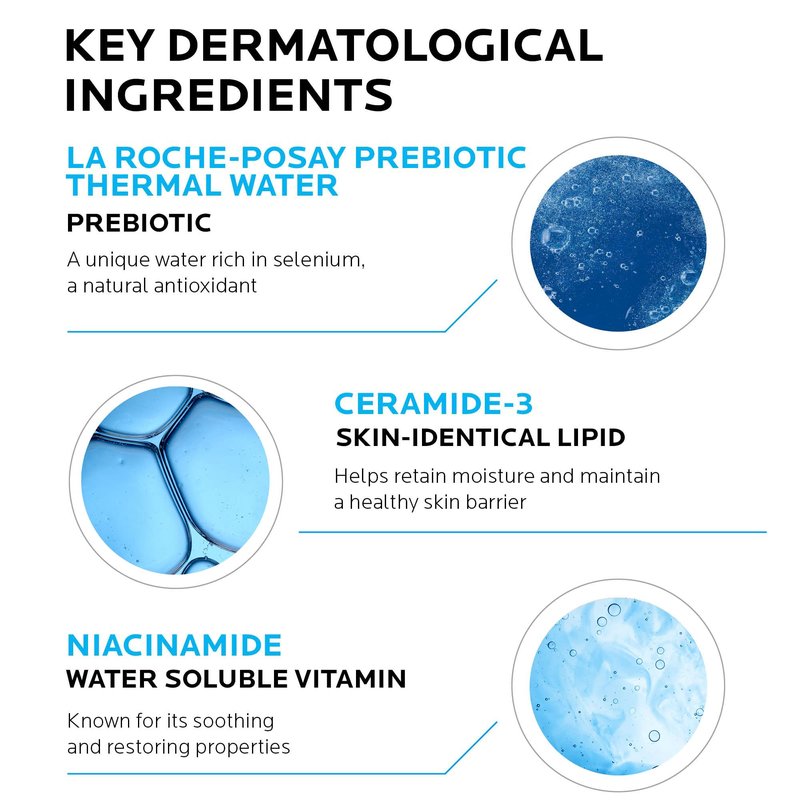 La Roche-Posay Toleraine Skin Care Set, Double Repair Face Moisturizer 100ml & Hydrating Gentle Cleanser 50ml, Oil Free Moisturizer & Face Wash