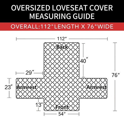 Easy-Going Sofa Slipcover Reversible Loveseat Sofa Cover Couch Cover for 2 Cushion Couch Furniture Protector with Elastic Straps for Pets Kids Dog Cat (Oversized Loveseat, Gray/Light Gray)