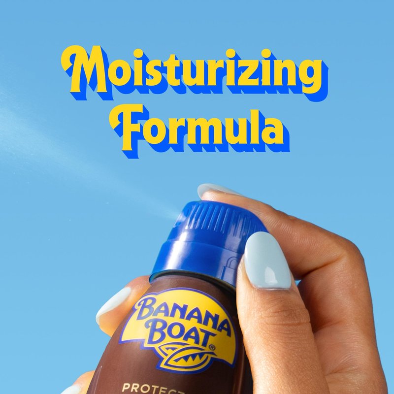 Banana Boat Protective Tanning Dry Oil Clear Spray Sunscreen SPF 15, 6oz, Pack of 3
