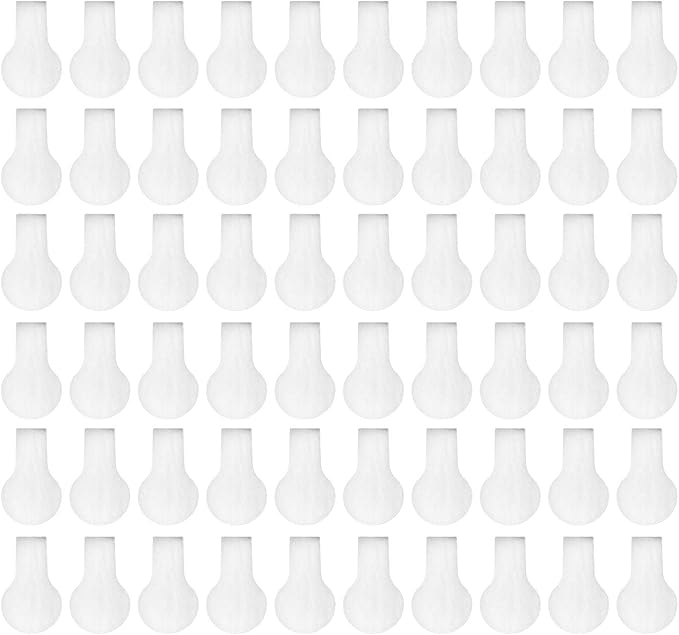 Wrap-It Storage Cable Labels, Mini, White (60 Pack) - Cord and Wire Tags for Cable Management and Organizer for Electronics, Computers and More