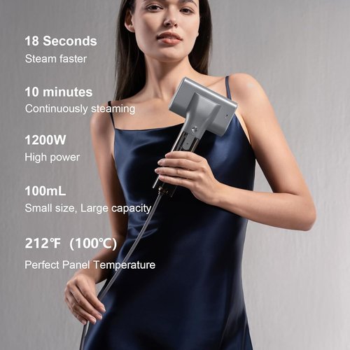 G10 Pro Travel Steamer - Fast Heating Dual Steam Modes | 100ml Tank for Home & Travel (110-240V)