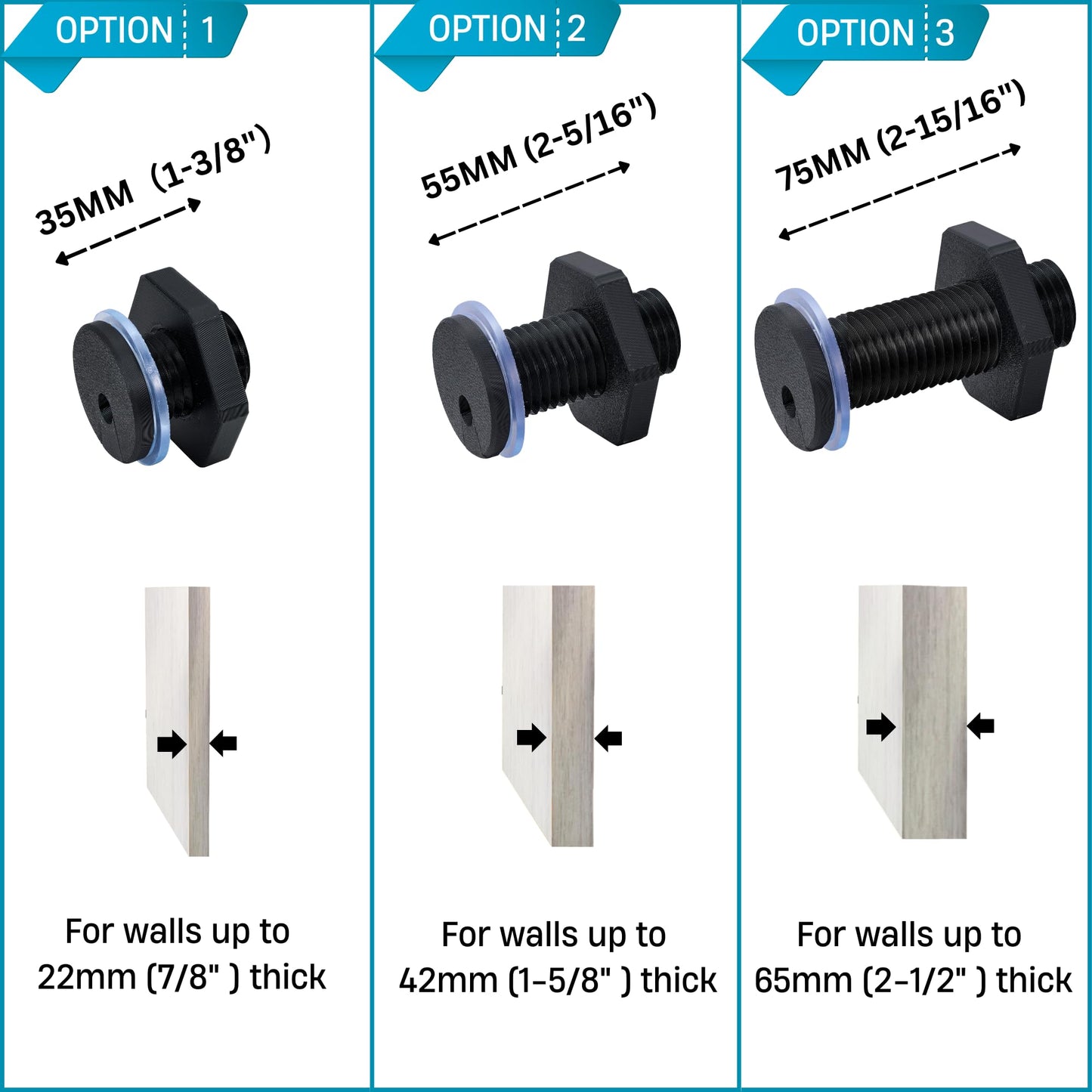 Dikiwodark 2Pcs RV Cable Passthrough for Starlink mini, RV Cable Grommet Compatible with Starlink, Ethernet, Coax, Water-Resistant and Anti-Drop RV Cable Routing(Black)