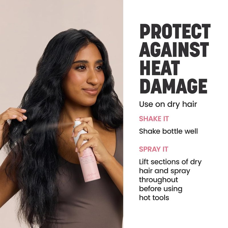 Drybar Hot Toddy Heat Protection Spray - Lightweight Formula for Hair | Protects from Styling Tools