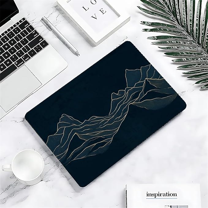 COTAIL Compatible with MacBook Air 13.3 13.6 Inch Case 2022 2021 2020 2019 Plastic Hard Shell Case Cover,13.6 Air (A2681) M2 2022, Dark Mountains