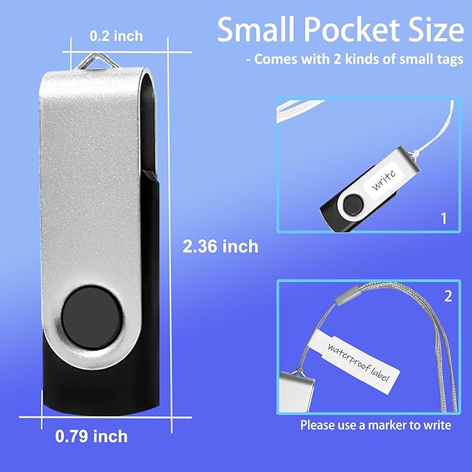 Nicepicten Thumb Drive 16GB FAT32 USB Flash Drives 20 Pack 16 GB USB 2.0 Jump Drives Multipack Flash Memory Stick Zip Drive Pendrive 20Pack with 20PCS Lanyards Label (Green Sliver 16gig)