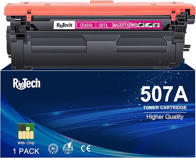 507A Magenta CE403A Toner Cartridge,Replacement for HP 507 507X 507 A CE403X for LaserJet 500 Color m551 m551dn m551n m551xh m570dn m570dw m575c m575dn m575f