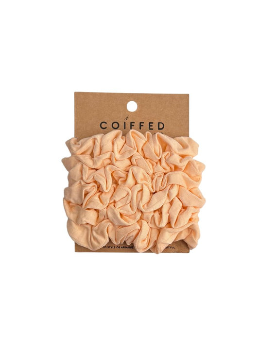 Bamboo Viscose Scrunchies for Women – No Crease Hair Ties, Soft Gentle Hold for Thick & Thin Hair | Breathable Hair Scrunchies Comfortable for Day or Sleep | Neutral Colors | Coiffed + Co