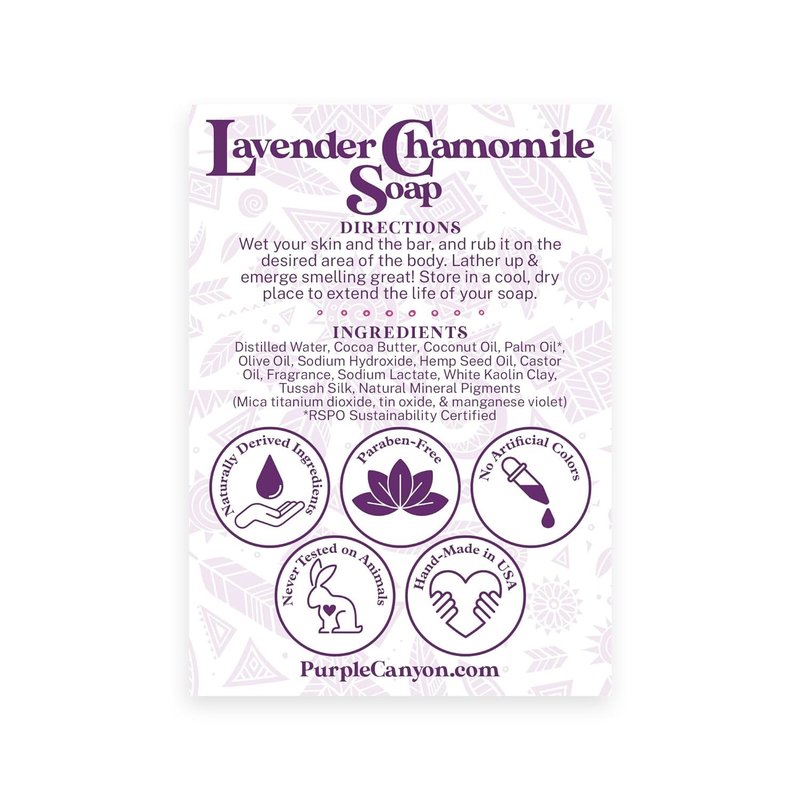 Purple Canyon 6 Piece Lavender Bath-to-Bed Gift Box | Bath Bombs, Soap, and Body Butter Infused with Magnesium and Deep Sea Minerals | Self-Care Products for Rest and Relaxation